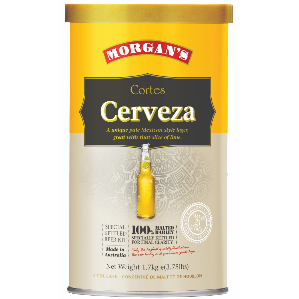 Morgan’s Premium Cortes Cerveza 1.7kg Extract