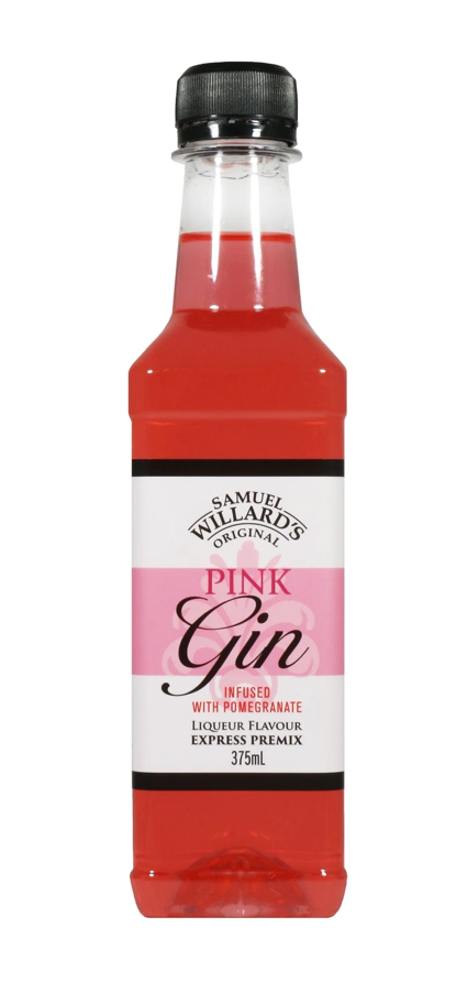 Samuel Willards Pre-Mix Pink Gin - 375ml