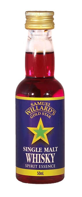 Samuel Willards Gold Star Whisky - Single Malt Essence - 50ml