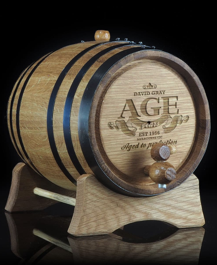 Engraving Service – Personalised Adelaide Wine Barrels