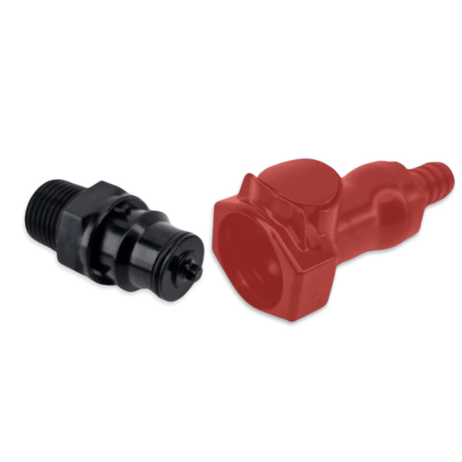 JoinTech Male Connector with Auto Shut Off x 1/2 Inch BSPT Male