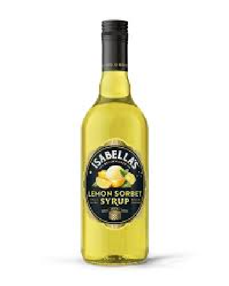 Isabella's Lemon Sorbet Syrup 700ml