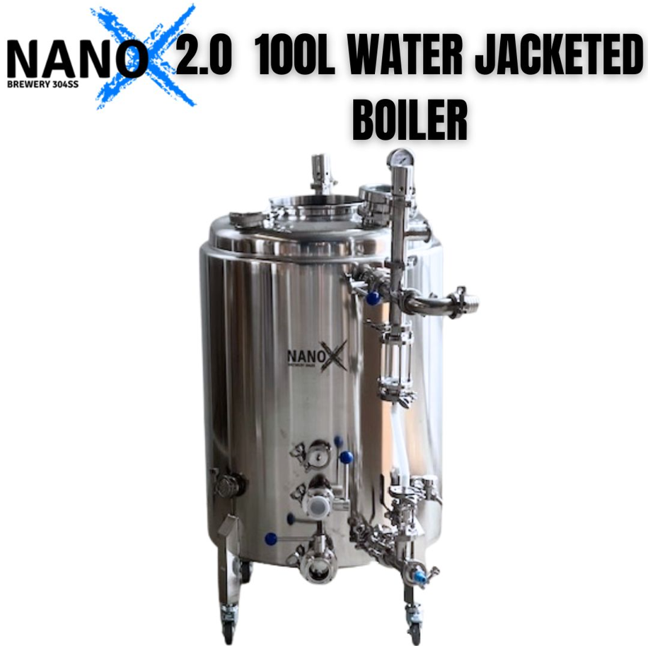 NANO – X 2.0 100L Water, Oil or Steam Jacketed Distilling/Wort Boiler