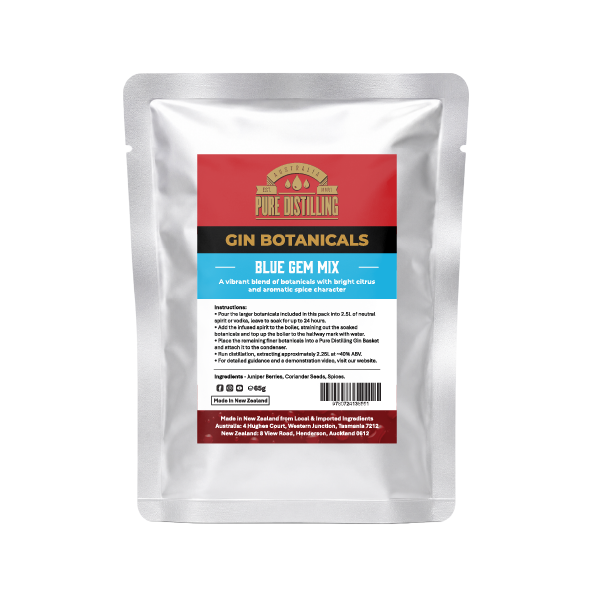 Pure Distilling Blue Gem Gin Botanicals 65g