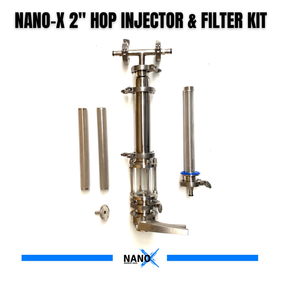 NANO-X 2″ Hop Injector / Hot Side Filter / Cold Side Filter