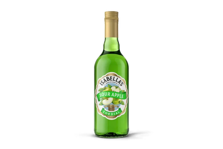 Isabella's Sour Apple Cordial 700ml