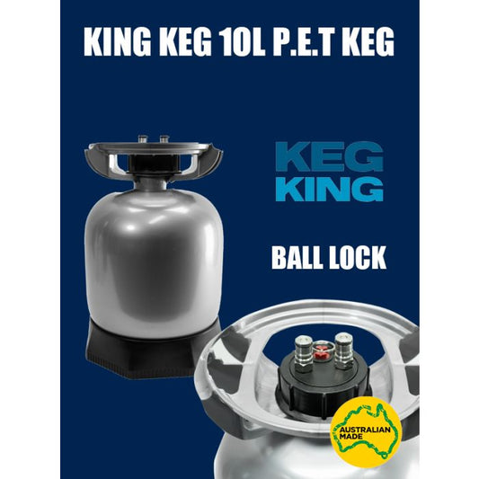 10L Keg King - PET Keg - Ball Lock