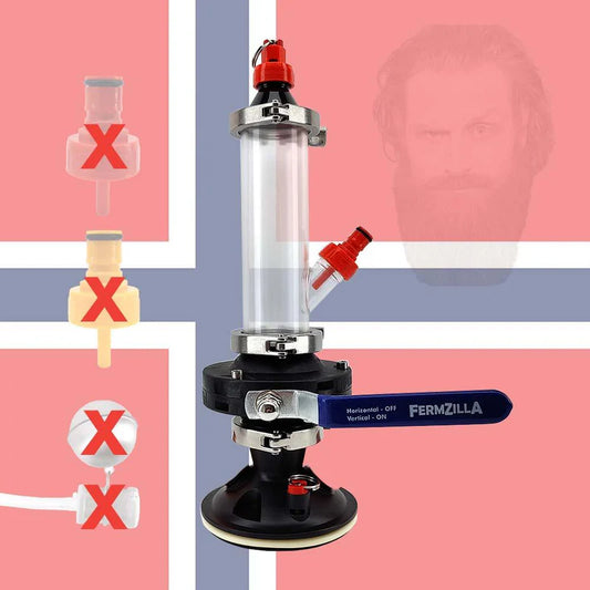 2 Inch TC Hop Bong FermZilla Upgrade Kit