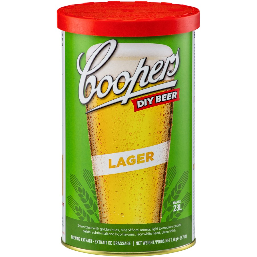 Coopers Lager 1.7kg Extract
