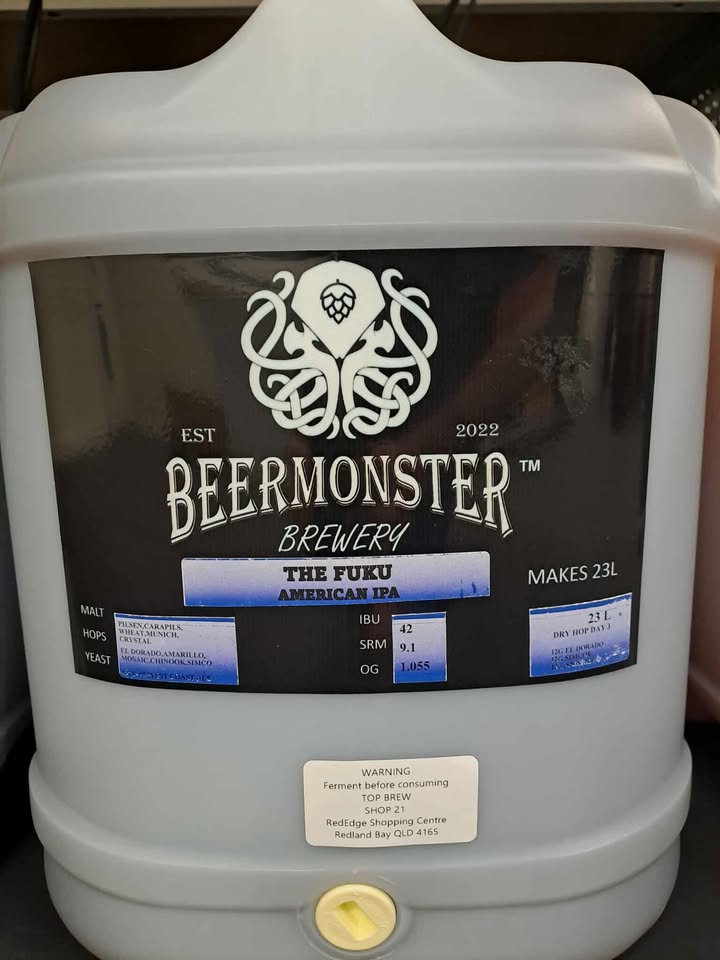 Beermonster “The Fuku” American IPA – Fresh Wort Kit (23L)