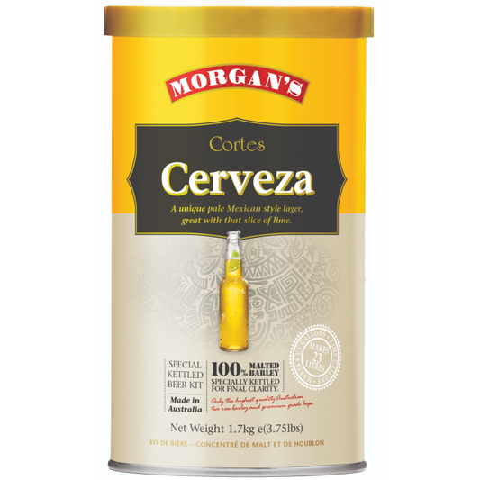 Morgan’s Premium Cortes Cerveza 1.7kg Extract