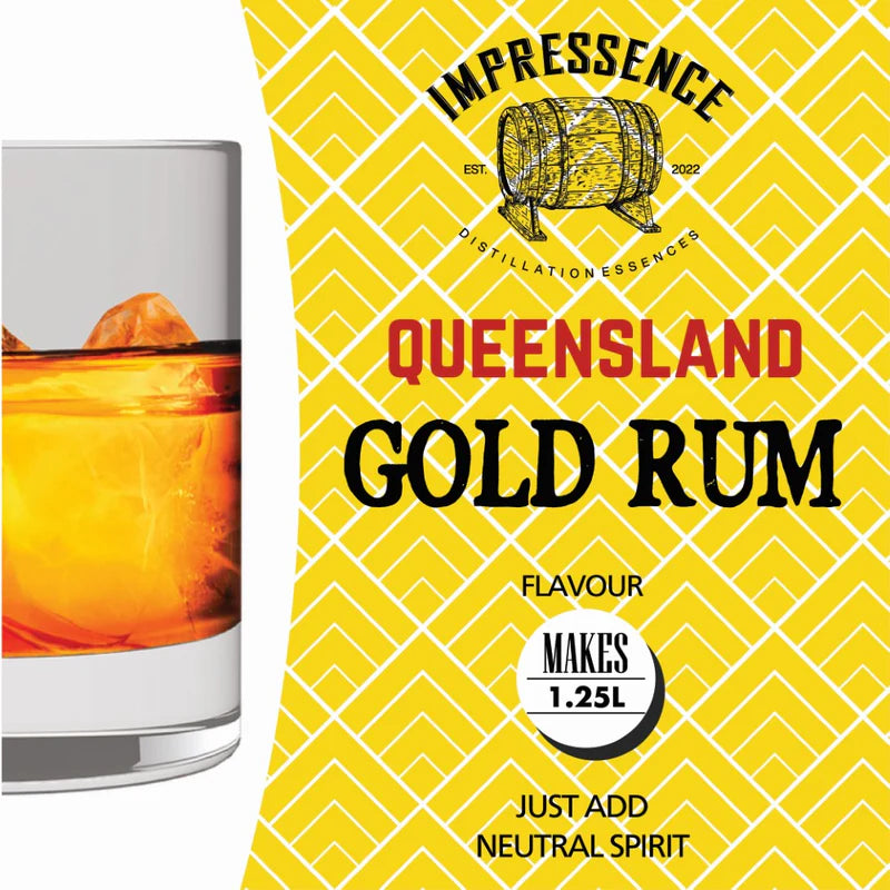 Impressence - Queensland Gold Rum Spirit Flavouring - 50mL