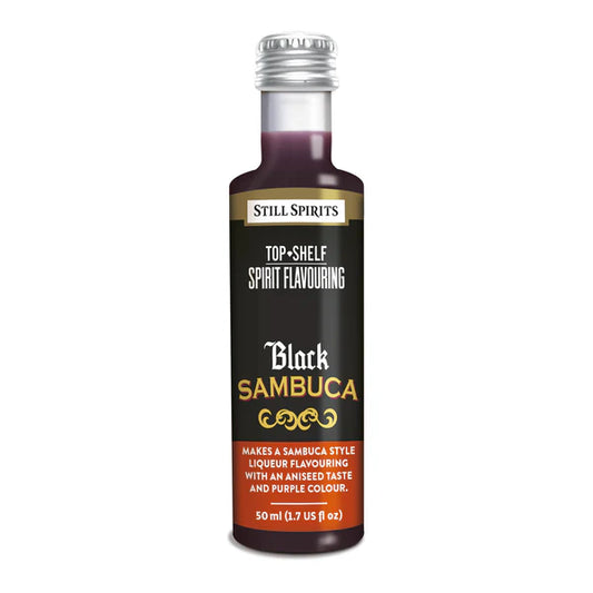 Still Spirits Top Shelf Black Sambuca Liqueur - 50ml Essence