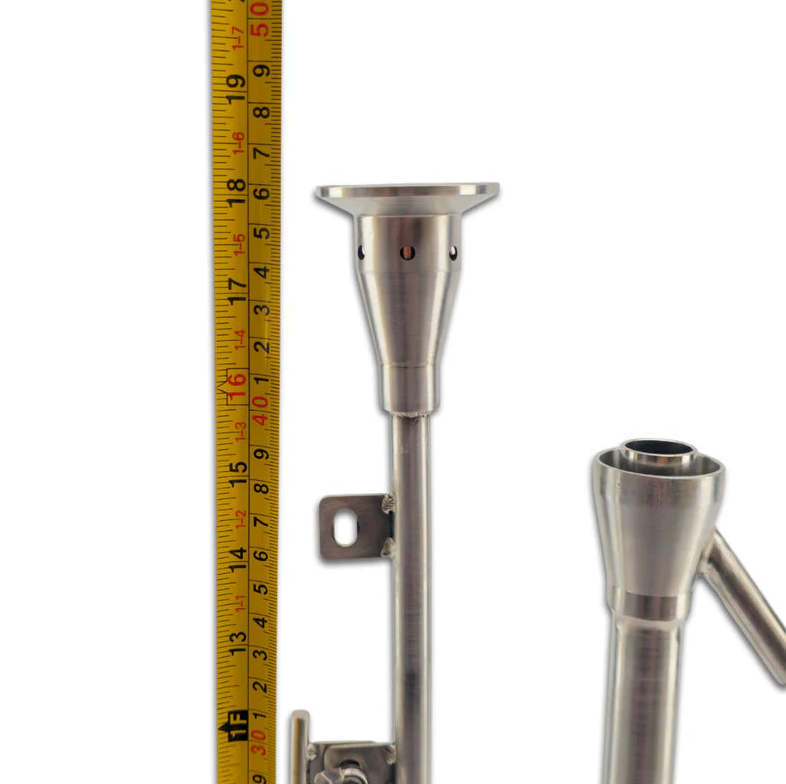 PolyPhoenix - Stainless Steel Adjustable Distillation Parrot with 1.5' TC Input