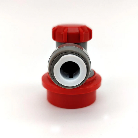 duotight 8mm (5/16) x Ball Lock Disconnect - (Grey + Red Gas)
