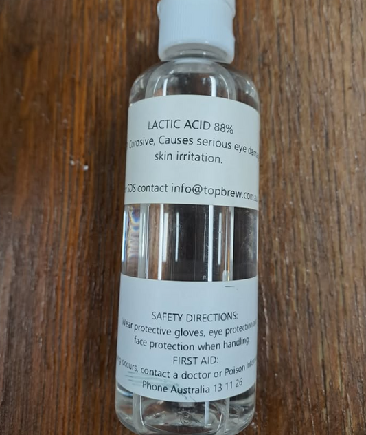 Lactic Acid 88% - pH Adjuster - 100ml