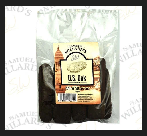 Samuel Willards Soakers - U.S Oak Mini Staves 100g