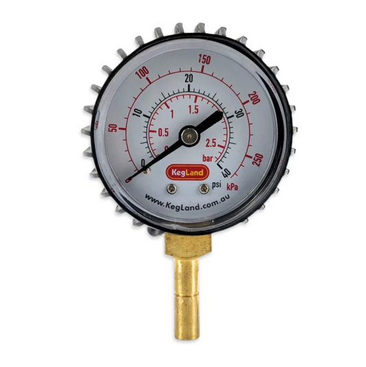 8mm (5/16”) Push in Pressure Gauge 0-40psi - duotight compatible