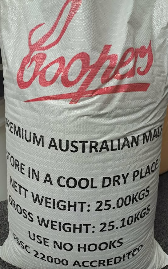 Coopers Premium Pilsner Malt 25kg (Grain)
