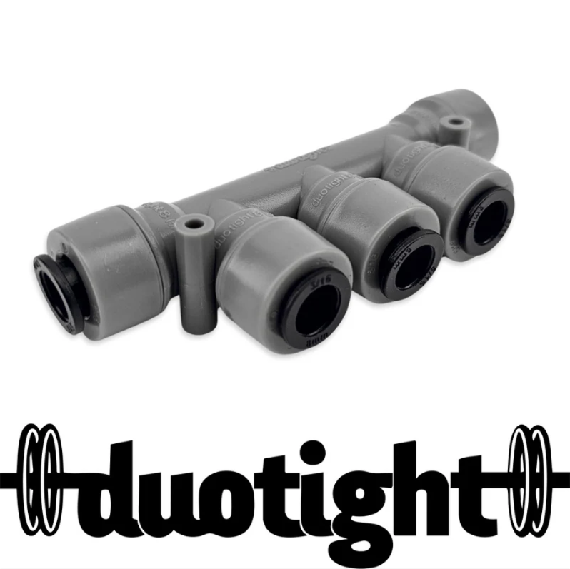 duotight - 8mm (5/16)Female - 5 way Multi-Tee