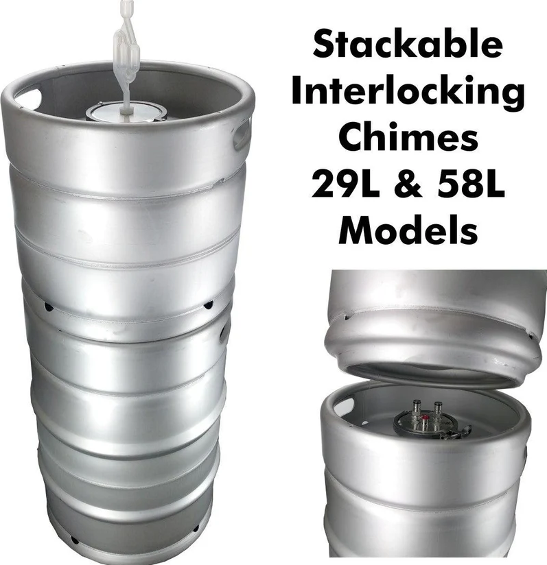 58L Kegmenter with 4inch Flat Lid and Airlock