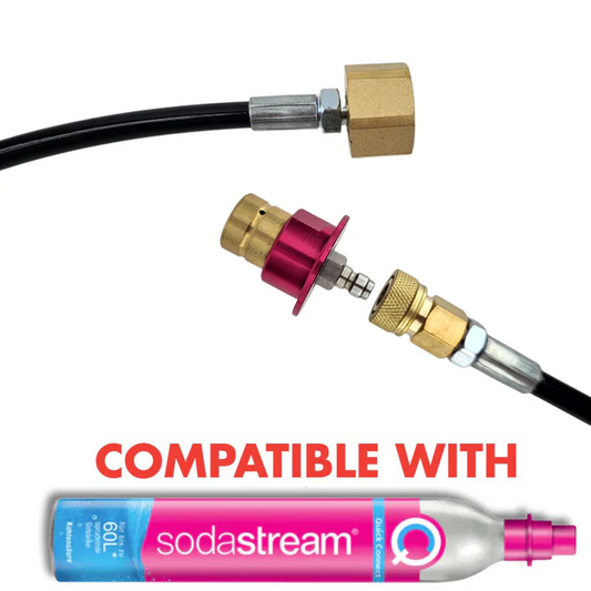 72 inch Quick Disconnect FreedomOne Terra Sodastream Adapter Hose - (1.8m)
