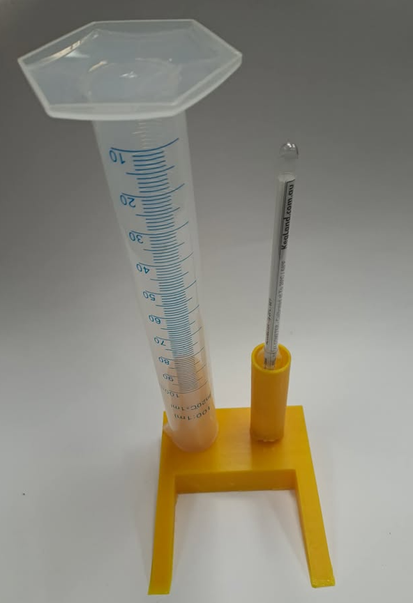 Hydrometer and Measuring Cylinder Drying Rack