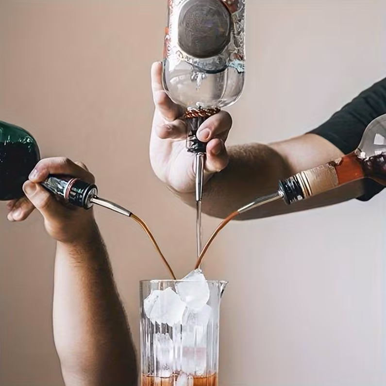 Stainless Steel Pourers with Spout – Heavy-Duty Speed Pourers