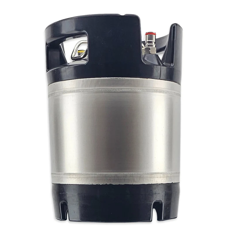Double Stacker - 7.5L Ball Lock Keg with rubber base and handle