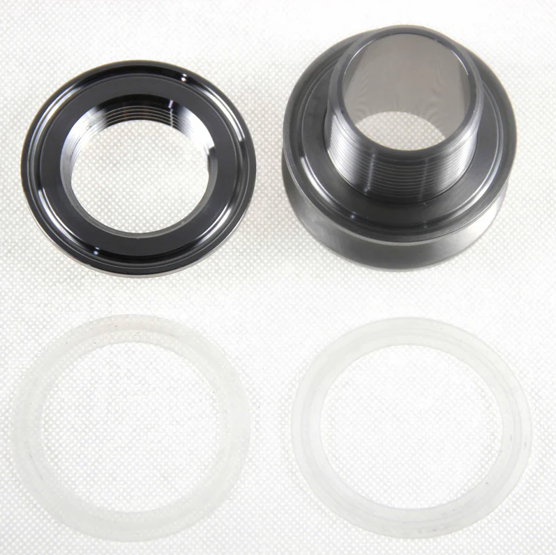 2 Inch TC Stainless Steel Bulkhead Adapter for 47mm Hole Distillation Lids