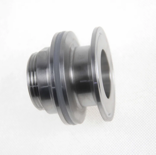 2 Inch TC Stainless Steel Bulkhead Adapter for 47mm Hole Distillation Lids