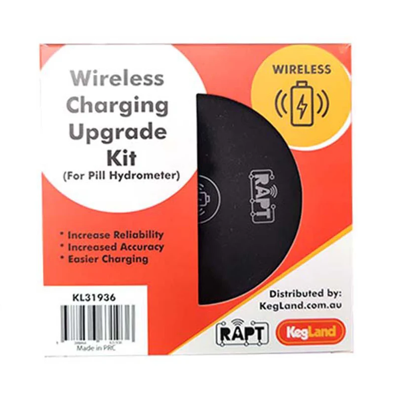 Complete Wireless Charging Kit for RAPT Pill Hydrometer (includes USB Cable+Charging Dock+Wireless Charge Coil+2 Weights)