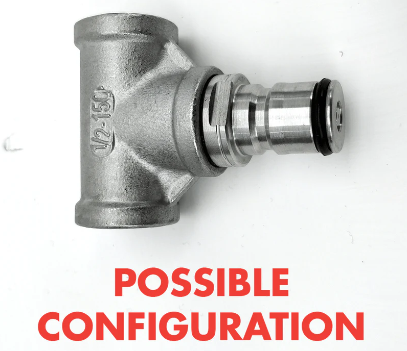 Gas 1/2' Cornelius Post Male Thread