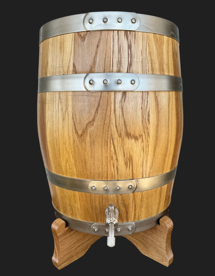 10L American Oak Barrel - Upright (Medium Char)