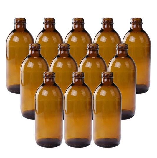 Glass Bottles 12x330ml (Amber)