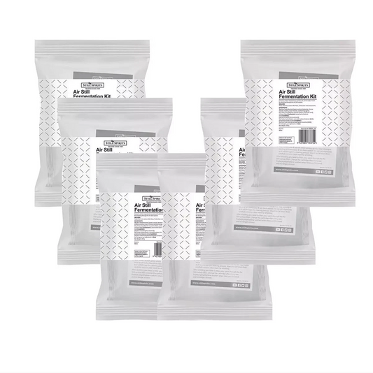 6 Pack Air Still Pro Fermentation Kit Still Spirits Turbo Yeast Clear Carbon