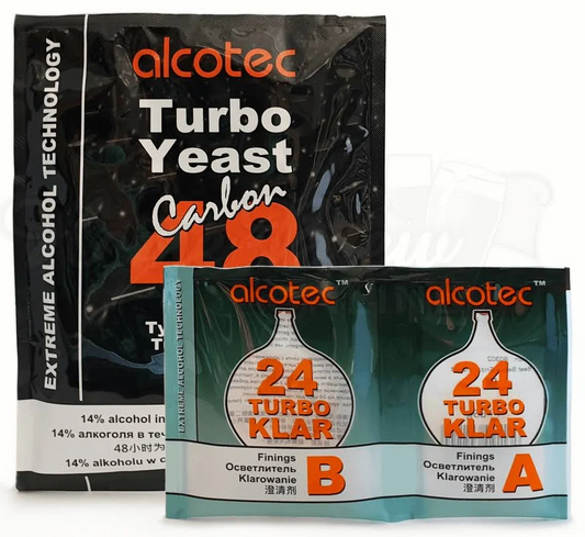 Alcotec Duo Pack - Carbon + Klar