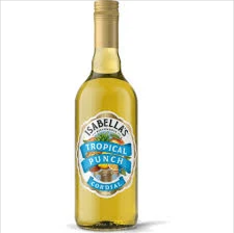 Isabella's Tropical Punch Cordial 700ml
