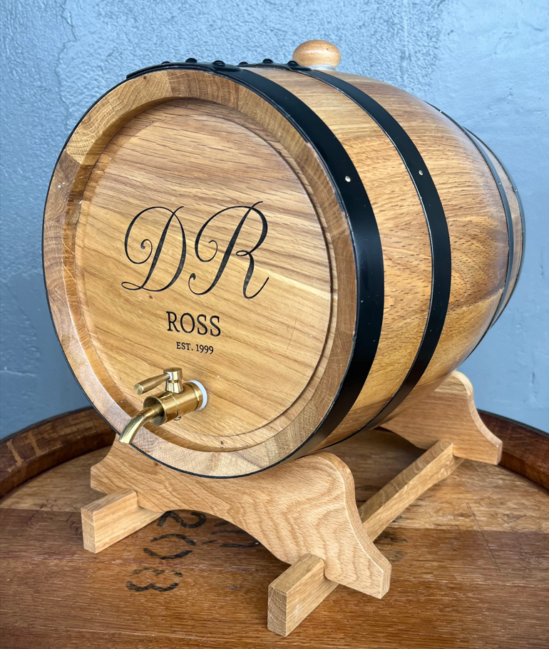 Engraving Service – Personalised Adelaide Wine Barrels