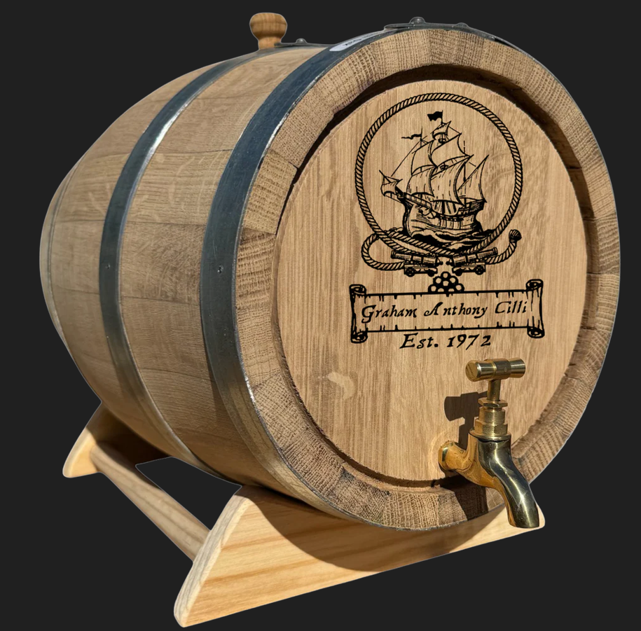 Engraving Service – Personalised Adelaide Wine Barrels