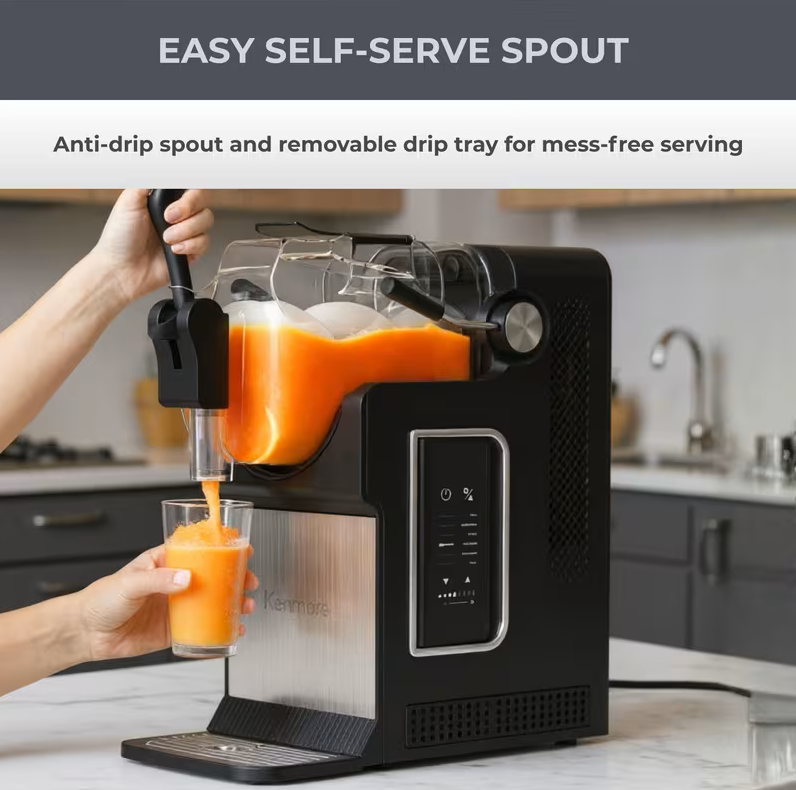 Kenmore Slushie and Frozen Drink Machine - 2.1L