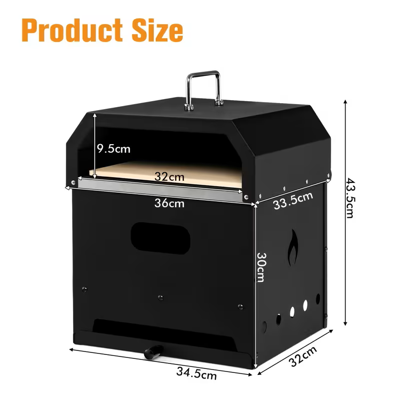 LIFEZEAL 4-in-1 2-Layer Pizza Oven