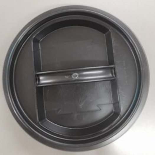 No Hole/Black AMPI Fermenter Lid