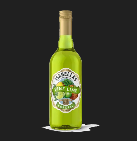 Isabella's Pine Lime Cordial 700ml – Top Brew
