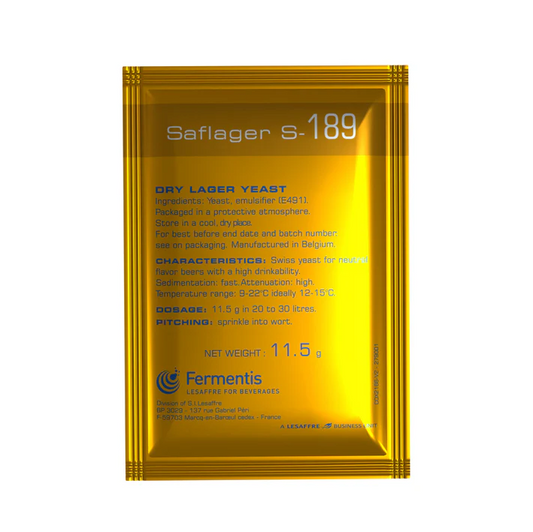Saflager S-189 Yeast (11.5g)