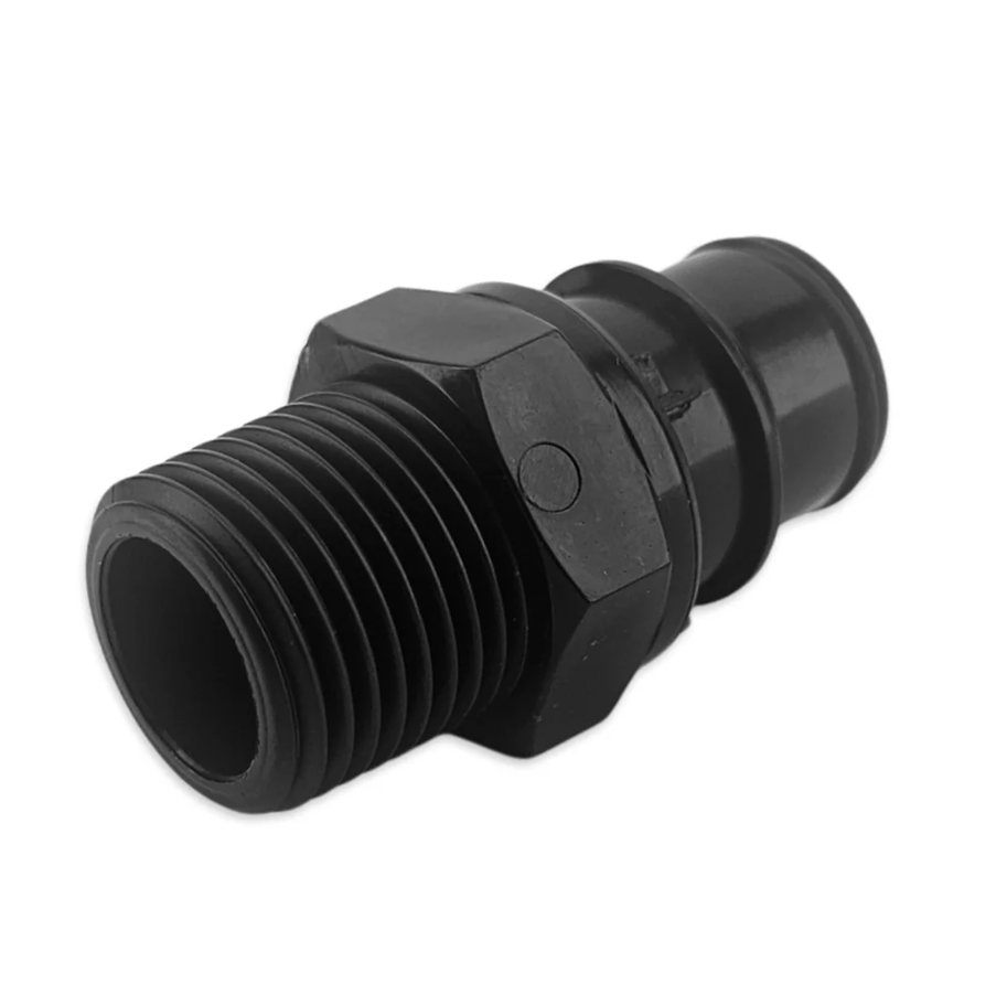 JoinTech Male Connector with Auto Shut Off x 1/2 Inch BSPT Male