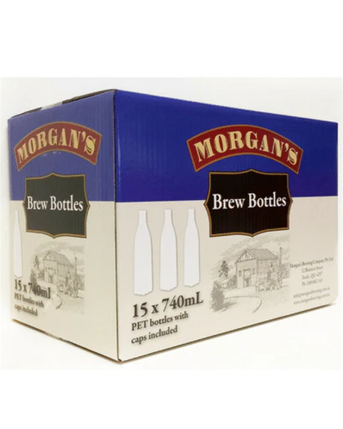 Morgan's PET Bottles 750ml (ctn of 15) Inc. Caps