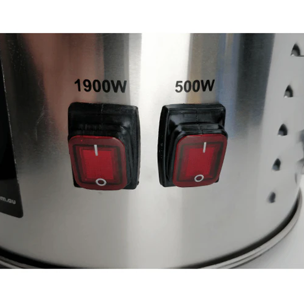35L DigiBoil - 2400watt (1900w+500w) Digital 220-240V