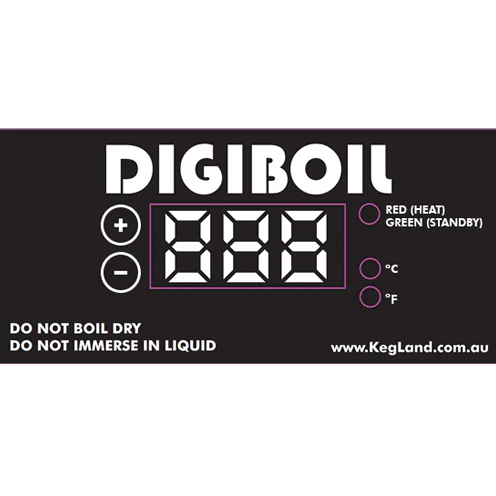 35L DigiBoil - 2400watt (1900w+500w) Digital 220-240V
