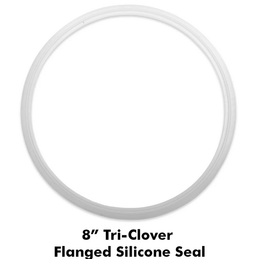 8 inch TC - Flanged Silicone Gasket Seal